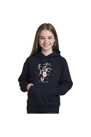 Fyk Kids Kız Çocuk Üst-baskılı Sweatshirt Lacivert