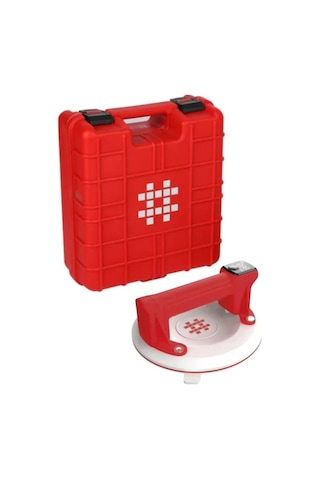 Shijing Tools P613 Şarjlı Hava Pompalı Dijital Vantuz - Cam Granit Seramik Ayna Taşıma Vantuzu