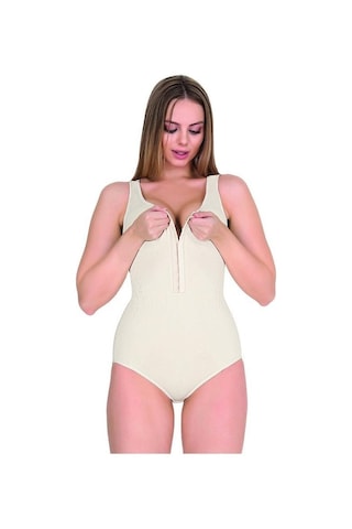 Form Time Bayan Agraflı Geniş Askılı Çıtçıtlı Body Korse 9109