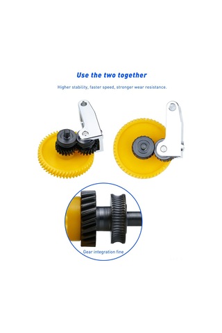 Geeroyoo Bambu X1c/p1p İçin Geliştirilmiş Dlc Kaplı Çelik Dişli Kiti - Yüksek Performans Ve Dayanıklılık