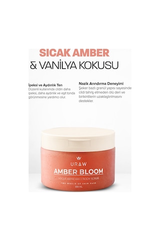Uraw Amber Bloom Işıltı Veren Vücut Peelingi 200 ML