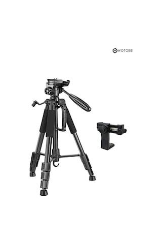 Çantalı Ayarlanabilir Profesyonel Telefon Kamera Sabitleyici Tripod