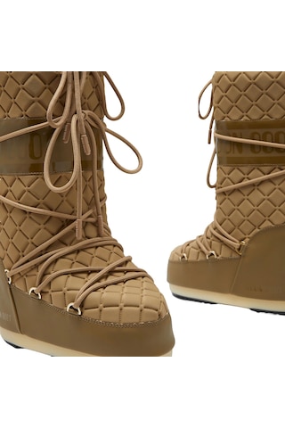 Bot Kar Kadın 80d1402930-m013 Moon Boot Icon Quilt Caramel Acı Kahverengi