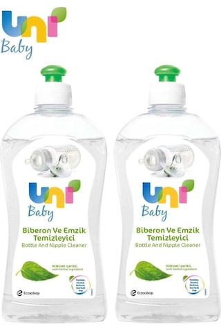 Uni Baby Biberon ve Emzik Temizleyici 500 Ml Yeni 2 li Set