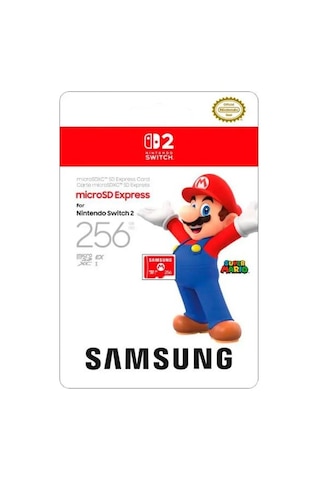 Nintendo Switch 2 Samsung Uyumlu 256gb Microsd Express Card