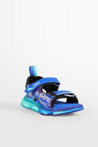 Vicco Felipe Erkek Çocuk Saks Mavi Işıklı Phylon Sandalet Saks Mavi
