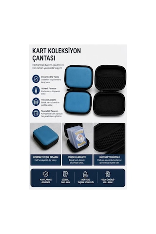 Cantex Tech Futbolcu Oyun Karti 75 Adet 25 Gold- 25 Sılver- 25 Black Series Pocket Esnek Kırılmaz Parlak Kart + Çanta