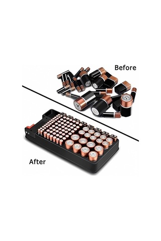 Maoyaya Pil Kutusu - Bt168 Pil Test Cihazı İle Pil Depolama Kutusu. 9v