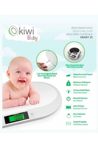 Kiwibaby Kiwi Kbaby 25 Bebek Tartısı
