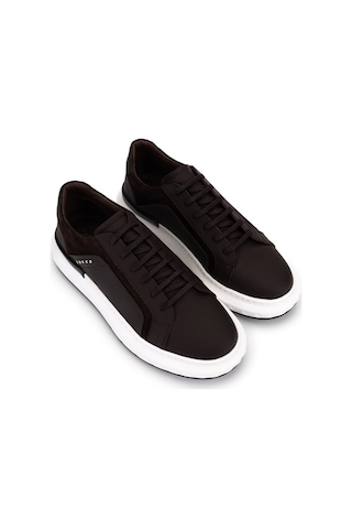 Tamer Tanca Erkek Hakiki Deri Kahverengi Sneakers & Spor Ayakkabı 1203 277 Erk Ayk Sk26-27 Kahve Met