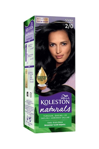 Koleston Naturals Saç Boyası 2.0 Siyah