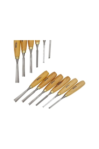 Rox Wood 9092 Ahşap Oyma Iskarpela Seti 12 Parça Ahşap  Kutulu