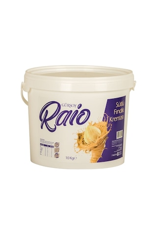 Gürsoy Raio Sütlü Fındık Kreması Kova 10 KG Gürsoy Raio Sütlü Fındık Kreması Kova 10 KG