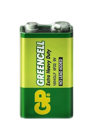 Gp Greencel 9v Çinko Pil 10'lu Paket Gp1604g-s1