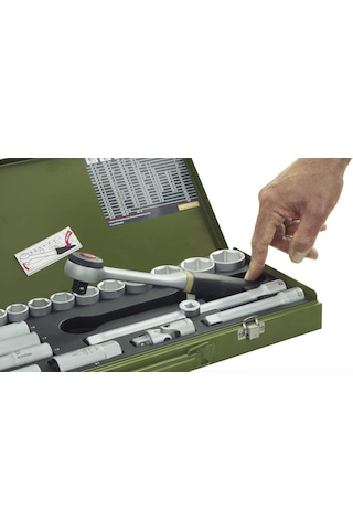 Proxxon INDUSTRIAL 2300 Lokma Takımı 29 Parça 1/2''