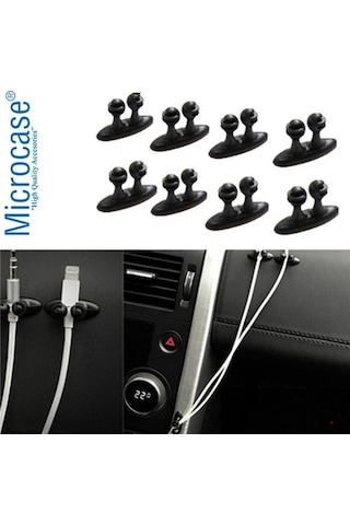8In1 Cable Clip Araç Içi Kablo Tutucu Ve Kablo Toparlayıcı Klips