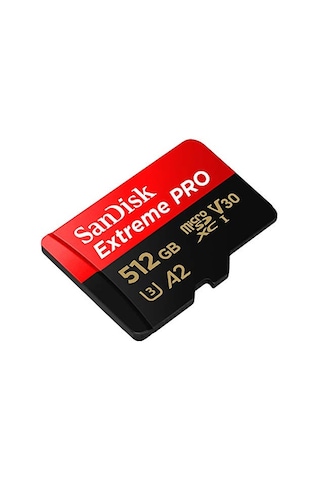 512 Gb Extreme Pro Microsdxc Kart + Sd Adaptörü + Rescuepro Deluxe, 200 Mb/sn'ye Kadar, A2 Uygulama Performansı, Uhs-