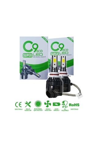 C9 H1 Led Xenon Far Led Zenon Ampulü Ultra Beyazc9 H1 Led Xenon