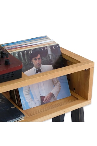 Woodesk Rapina Masif Ağaç Pikap Ve Plak Standı Cpt2012-80