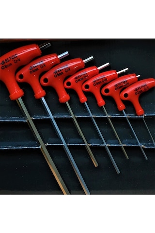 Alyan Takımı 7 Parça T Tipi Allen - Eltos 5023