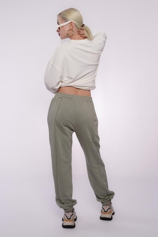 Mint Yeşili Comfort Fit Eşofman Altı Mg1353 Mint Yeşili