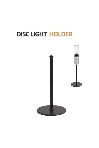 Symbee Siyah Çıkışlı Folding Kamping Işık Standı - 6mm Dişli Arayüzlü, Kamera Ve Işık Desteği, Taşınabilir Ve Ayrıştırılabilir Siyah