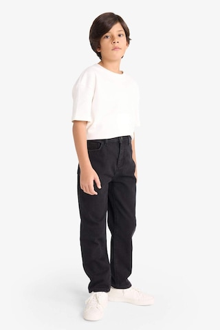 Defacto Erkek Çocuk Straight Fit Düz Paça Jean Polar Astarlı Pantolon F4290a825wnnm40 Siyah