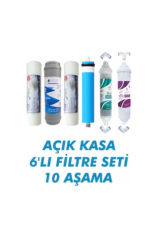 Tüm Açık Kasa Su Arıtma Cihazları Ile Uyumlu 10 Aşamalı Filtre Se