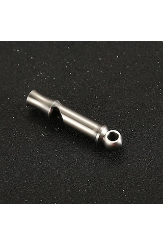 Yaleker Titanium Alloy 120db Yüksek Sesli İçin Spor, Kamp, Pet Eğitimi Taşınabilir Metal İplerli Işık Mavi