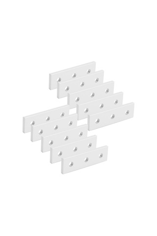 Tenfowee Alüminyum Profil Bağlantı Plakası 3030-3 Delik - Ev Ve Endüstriyel Kullanım, Dayanıklı, 10 Adet Paket Diğer