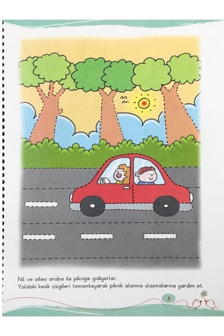 4-5 Yaş Minik Bilginler Çizgiler Kitabı Eğiten Kitap