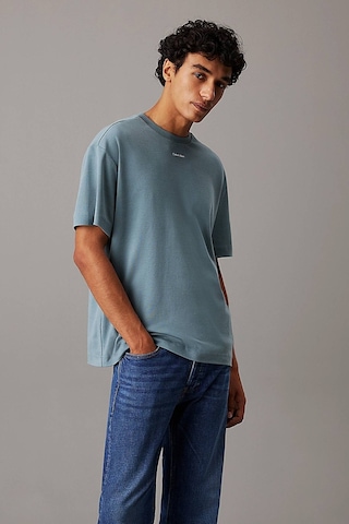 Calvin Klein Erkek Tişört-k10k112487 Mavi