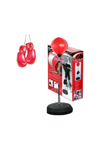 Punching Ball Yükseklik Ayarlı 126-146 Boks Standı Eldiven Çok Renkli