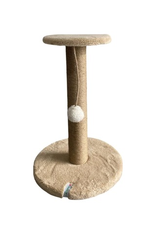 Pet Stepli Kedi Tırmalama Tahtası Bej
