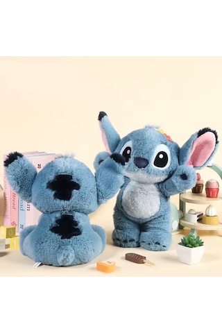 Stitch Peluş Oyuncak 35cm Yeni Stil Ayakta Duran Stich Peluş Oyuncak Angel Lilo Çok Renkli