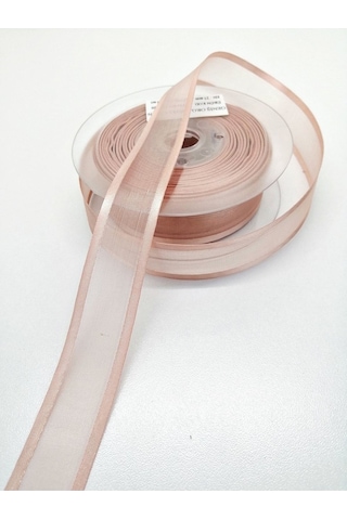 FdayAksesuar Yavruağzı Organze Saten Kurdele 2,5 Cm 1 Metre FRDY27463