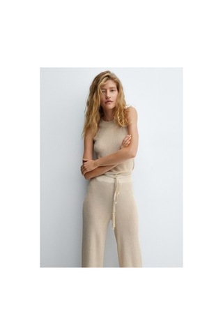 101Dzyn Mango Lurex Örgülü Geniş Paça 100