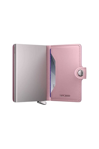 Secrid Premium Miniwallet+ Emboss Diamond Kartlık Cüzdan, Pembe Çok Renkli