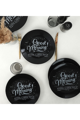 Keramika Good Morning Servis Tabağı 26 Cm 6 Adet