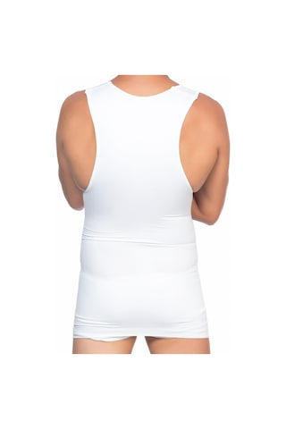 Moon Wear Beyaz Mı Emay E1003 V Yaka Erkek Korse Atlet Beyaz