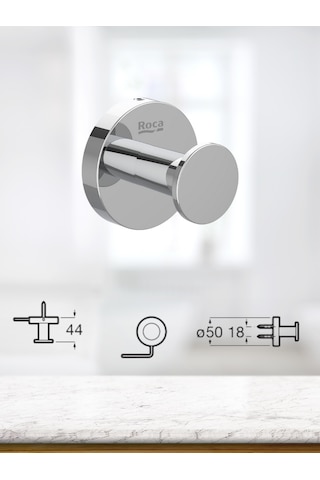 Roca Compas 5 Parça Banyo Aksesuar Seti Krom