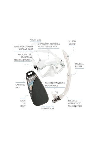 Cressi Ocean Vip Maske Şnorkel Set