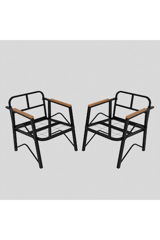 Mb Garden Furnıture Simetri Model, Balkon,mutfak, Bahçe, Cafe, Metal Koltuk Takımı, Bahçe Takımı , Çay Seti, 1+1+masa Cappuccino