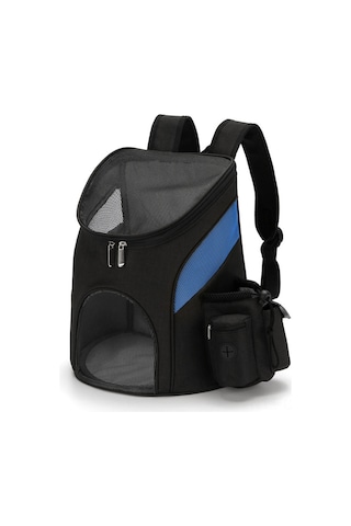 Samdoo Köpek Ve Kedi Seyahat Sırt Çantası, Taşınabilir, Katlanabilir, Çok Fonksiyonlu, L Boyutu, Siyah-mavi, Stokta