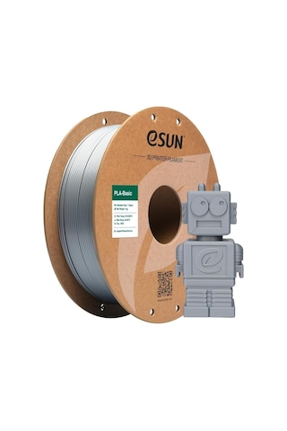 Esun Gümüş Pla Basic Filament 1.75mm. 1kg. Esun Gümüş Pla Basic Filament 1.75mm. 1kg.