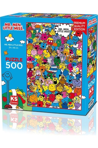 14451 Puzzle 500 Mr Men Lisanslı 500 Parça Yetişkin Puzzle