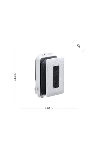 Taymac Ml500w Tek Takım Yatay/dikey Montaj Hava Koşullarına Dayanıklı Genişletilebilir Düşük Profil Kullanımdayken Ekstra Görev, 15a, Beyaz