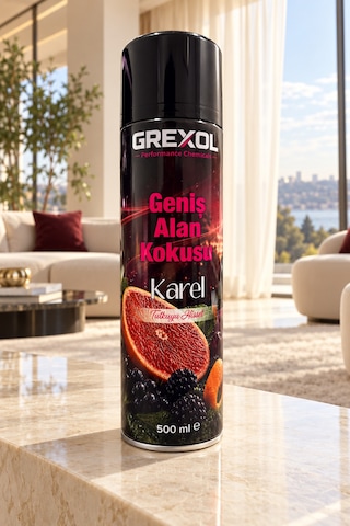 Vivanni Home Karel Ev Ofis Mağaza Oda Kokusu 500 Ml Kötü Kokuları Nötralize Eden Geniş Alan Spreyi Meyveli