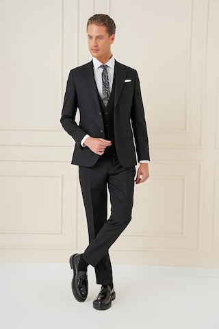Efor Tk 903 Slim Fit Siyah Klasik Takım Elbise Siyah