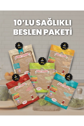 Asrın Tandırı Beslen Paketi 10'lu Lavaş Tandır Ekmeği
